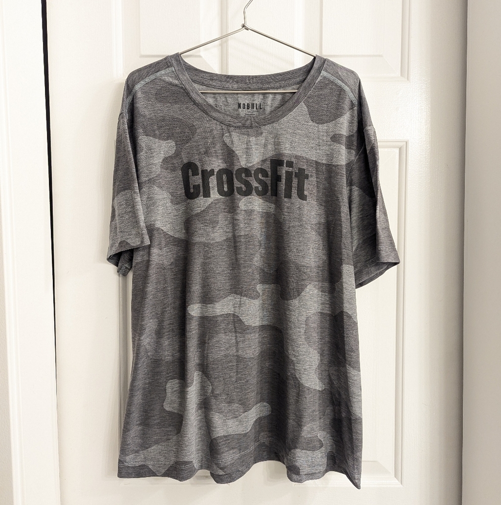 NOBULL Camo Crewneck CrossFit Tee Shirt